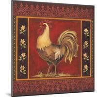 Mediterranean Rooster IV-Kimberly Poloson-Mounted Art Print