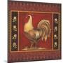 Mediterranean Rooster IV-Kimberly Poloson-Mounted Art Print