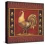 Mediterranean Rooster IV-Kimberly Poloson-Stretched Canvas