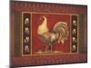 Mediterranean Rooster IV-Kimberly Poloson-Mounted Art Print