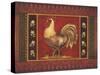 Mediterranean Rooster IV-Kimberly Poloson-Stretched Canvas