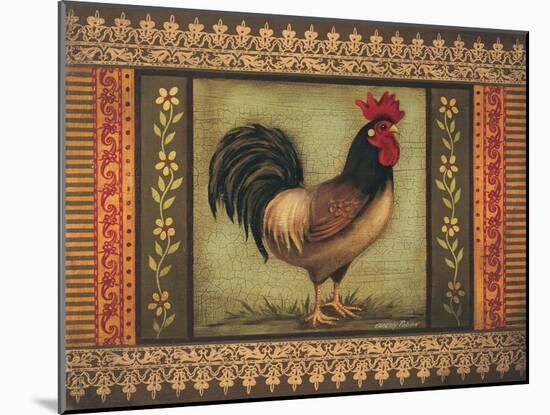 Mediterranean Rooster VI-Kimberly Poloson-Mounted Art Print