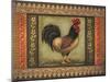 Mediterranean Rooster VI-Kimberly Poloson-Mounted Art Print