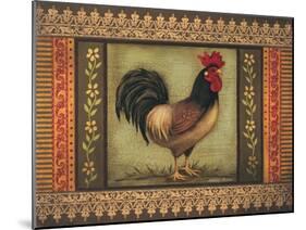 Mediterranean Rooster VI-Kimberly Poloson-Mounted Art Print