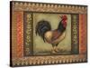 Mediterranean Rooster VI-Kimberly Poloson-Stretched Canvas