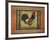 Mediterranean Rooster VI-Kimberly Poloson-Framed Art Print