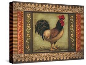 Mediterranean Rooster VI-Kimberly Poloson-Stretched Canvas