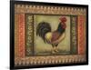 Mediterranean Rooster VI-Kimberly Poloson-Framed Art Print