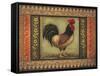 Mediterranean Rooster VI-Kimberly Poloson-Framed Stretched Canvas