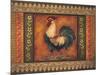 Mediterranean Rooster VII-Kimberly Poloson-Mounted Art Print