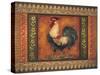 Mediterranean Rooster VII-Kimberly Poloson-Stretched Canvas