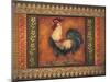 Mediterranean Rooster VII-Kimberly Poloson-Mounted Art Print