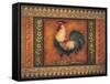Mediterranean Rooster VII-Kimberly Poloson-Framed Stretched Canvas