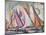 Mediterranean Sailing Boats', 1923-Paul Signac-Mounted Giclee Print