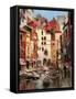 Mediterranean Seaside Holiday 1-Brent Heighton-Framed Stretched Canvas