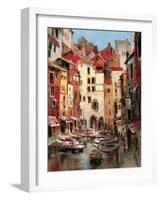 Mediterranean Seaside Holiday 1-Brent Heighton-Framed Art Print