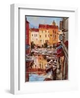 Mediterranean Seaside Holiday 2-Brent Heighton-Framed Art Print