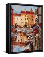 Mediterranean Seaside Holiday 2-Brent Heighton-Framed Stretched Canvas