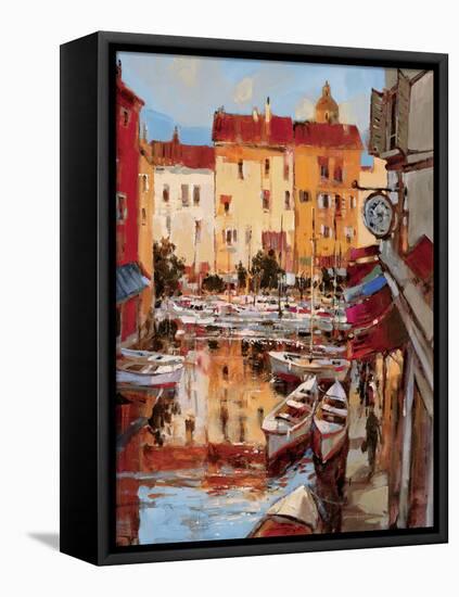 Mediterranean Seaside Holiday 2-Brent Heighton-Framed Stretched Canvas