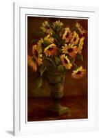 Mediterranean Sunflowers I-Tricia May-Framed Art Print