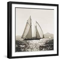 Mediterranean Sunset-Michael Kahn-Framed Giclee Print