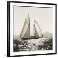 Mediterranean Sunset-Michael Kahn-Framed Giclee Print