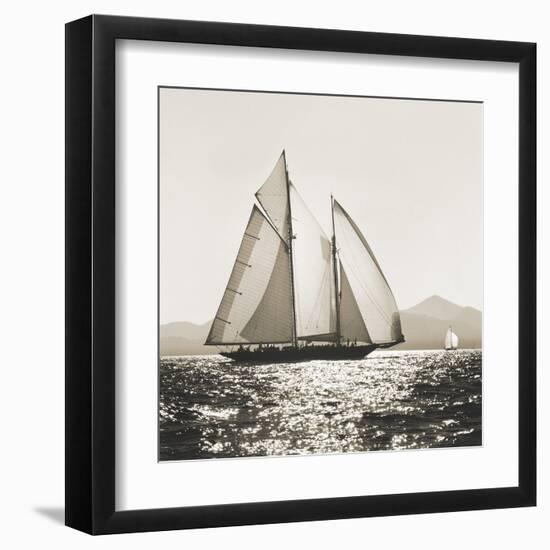 Mediterranean Sunset-Michael Kahn-Framed Art Print