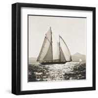 Mediterranean Sunset-Michael Kahn-Framed Art Print