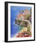 Mediterranean Town II-Li Bo-Framed Giclee Print