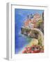 Mediterranean Town II-Li Bo-Framed Giclee Print