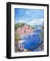 Mediterranean Town III-Li Bo-Framed Giclee Print