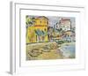 Mediterranean Town-George Leslie Hunter-Framed Premium Giclee Print