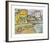 Mediterranean Town-George Leslie Hunter-Framed Premium Giclee Print