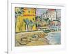 Mediterranean Town-George Leslie Hunter-Framed Giclee Print