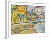 Mediterranean Town-George Leslie Hunter-Framed Giclee Print