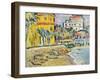 Mediterranean Town-George Leslie Hunter-Framed Giclee Print