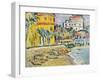 Mediterranean Town-George Leslie Hunter-Framed Giclee Print