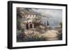 Mediterranean Villa-Peter Bell-Framed Art Print