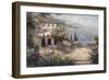 Mediterranean Villa-Peter Bell-Framed Art Print