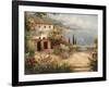 Mediterranean Villa-Peter Bell-Framed Art Print