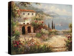 Mediterranean Villa-Peter Bell-Stretched Canvas