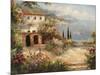 Mediterranean Villa-Peter Bell-Mounted Art Print