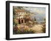 Mediterranean Villa-Peter Bell-Framed Art Print