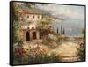 Mediterranean Villa-Peter Bell-Framed Stretched Canvas