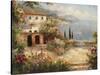 Mediterranean Villa-Peter Bell-Stretched Canvas