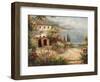 Mediterranean Villa-Peter Bell-Framed Art Print