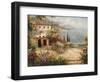 Mediterranean Villa-Peter Bell-Framed Art Print