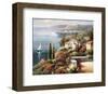 Mediterranean Vista-Peter Bell-Framed Art Print