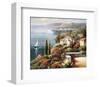 Mediterranean Vista-Peter Bell-Framed Art Print