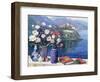 Mediterranian Scene-John Zaccheo-Framed Giclee Print